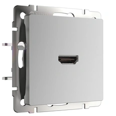 Изображение Розетка HDMI (серебряный) WL06-60-11